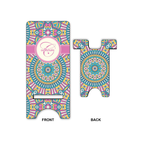 Bohemian Art Phone Stand - Front & Back