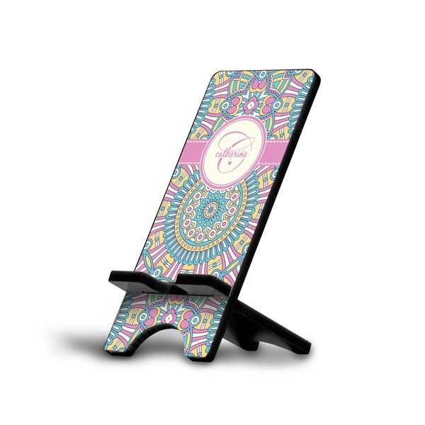 Custom Bohemian Art Cell Phone Stand (Large) (Personalized)