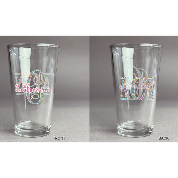 Bohemian Art Pint Glass - Two Content - Approval
