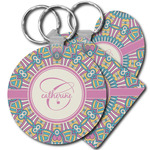 Bohemian Art Plastic Keychain (Personalized)