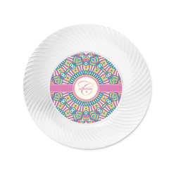 Bohemian Art Plastic Party Appetizer & Dessert Plates - 6" (Personalized)