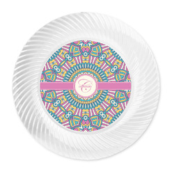 Bohemian Art Plastic Party Dinner Plates - 10" (Personalized)