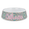 Bohemian Art Plastic Dog Bowl - Large (Personalized)