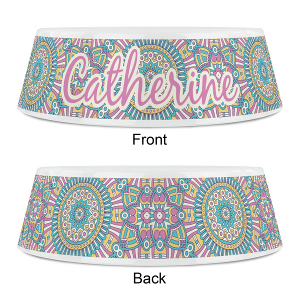 Bohemian Art Plastic Pet Bowls - Small - APPROVAL