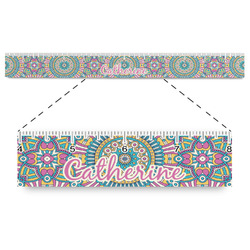 Bohemian Art Plastic Ruler - 12" (Personalized)