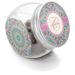 Bohemian Art Puppy Treat Jar (Personalized)