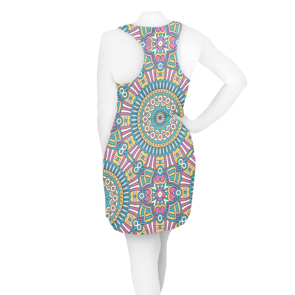 Bohemian Art Racerback Dress - On Model - Back