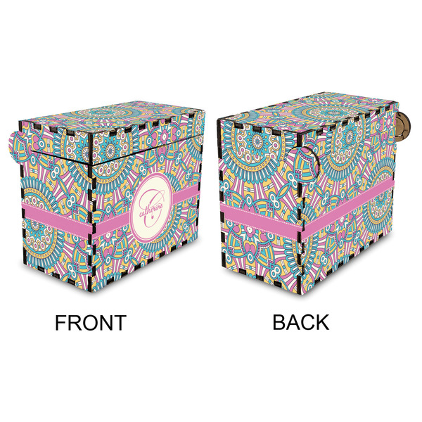 Bohemian Art Recipe Box - Full Color - Approval