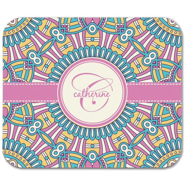 Bohemian Art Rectangular Mouse Pad - APPROVAL