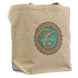 Bohemian Art Reusable Cotton Grocery Bag (Personalized)