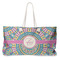 Bohemian Art Large Tote Bag with Rope Handles (Personalized)
