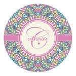 Bohemian Art Round Decal (Personalized)