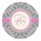 Bohemian Art Round Decal - Small (Personalized)