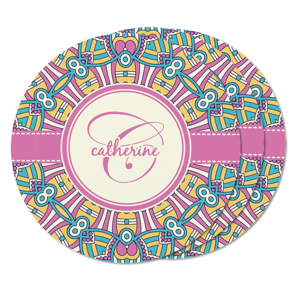 Bohemian Art Round Fridge Magnet - THREE