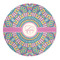 Bohemian Art 5' Round Indoor Area Rug (Personalized)