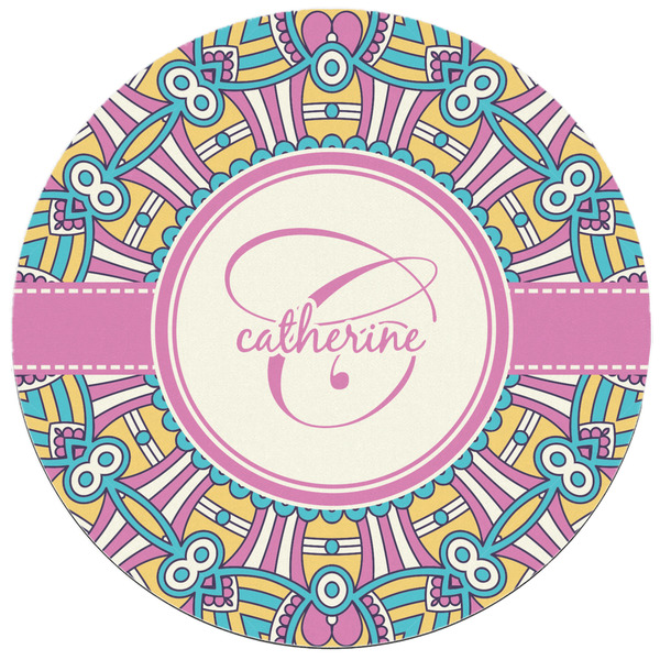 Bohemian Art Round Mousepad - APPROVAL