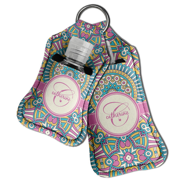 Bohemian Art Sanitizer Holder Keychain - Both in Case (PARENT)