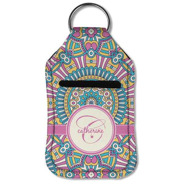 Bohemian Art Sanitizer Holder Keychain - Small (Front Flat)