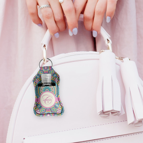 Bohemian Art Sanitizer Holder Keychain - Small (LIFESTYLE)