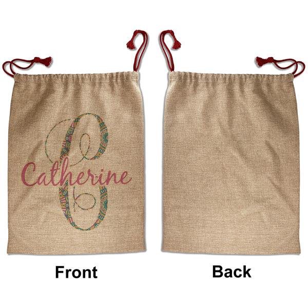 Bohemian Art Santa Bag - Approval - Front