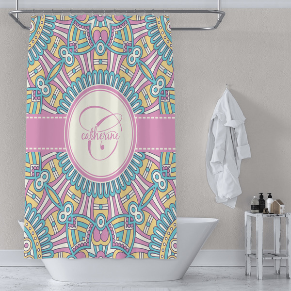 Bohemian Art Shower Curtain Lifestyle