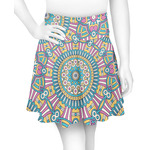 Bohemian Art Skater Skirt - Large