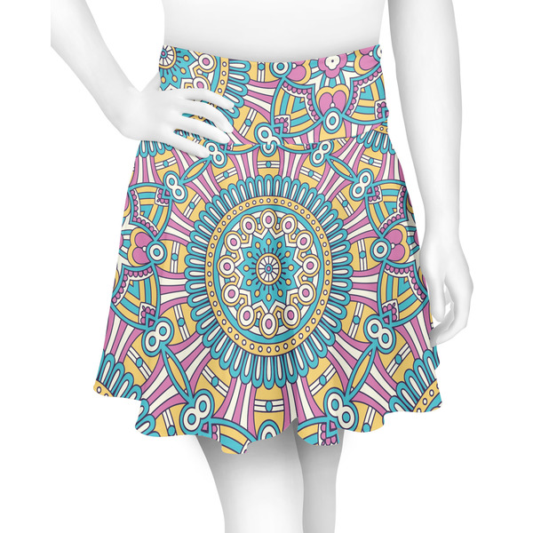 Custom Bohemian Art Skater Skirt - 2X Large