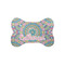 Bohemian Art Bone Shaped Dog Food Mat (Small) (Personalized)