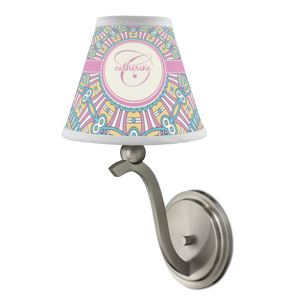 Bohemian Art Small Chandelier Lamp - LIFESTYLE (on wall lamp)
