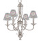 Bohemian Art Small Chandelier Shade - LIFESTYLE (on chandelier)