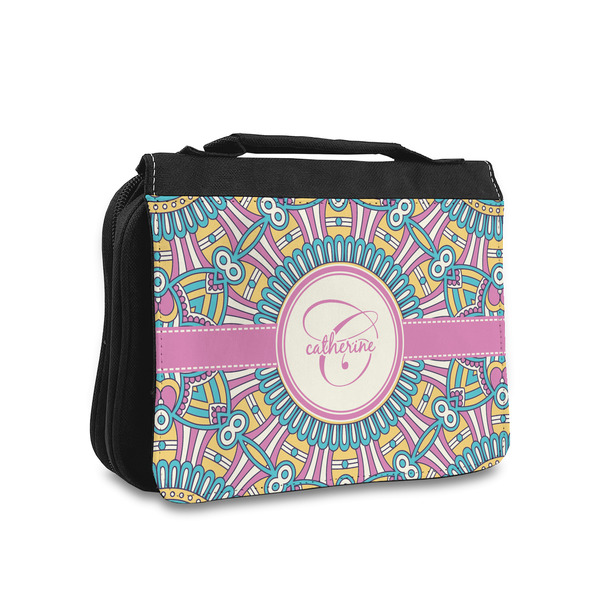 Custom Bohemian Art Toiletry Bag - Small (Personalized)