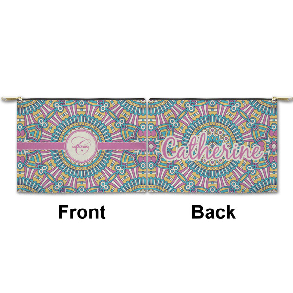 Bohemian Art Small Zipper Pouch Approval (Front and Back)