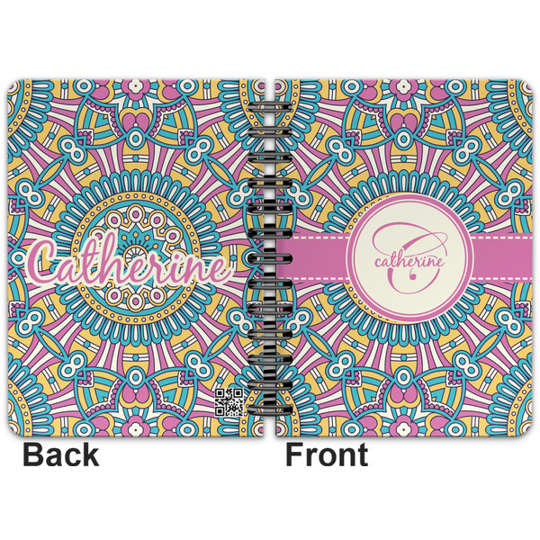 Bohemian Art Spiral Journal 5 x 7 - Apvl