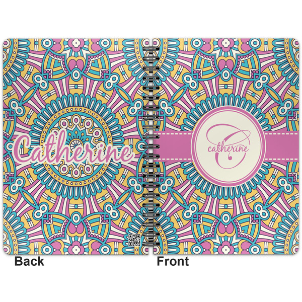 Bohemian Art Spiral Journal 7 x 10 - Apvl