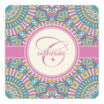 Bohemian Art Square Decal - Large (Personalized)