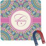 Bohemian Art Square Fridge Magnet (Personalized)