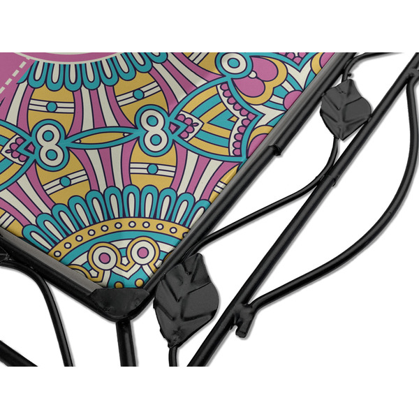 Bohemian Art Square Trivet - Detail