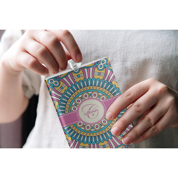 Bohemian Art Stainless Steel Flask - LIFESTYLE 1