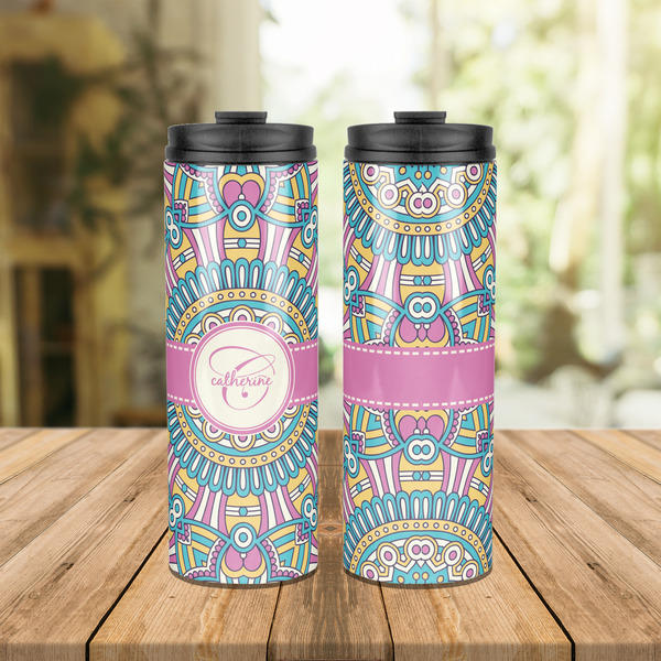 Bohemian Art Stainless Steel Tumbler - Lifestyle