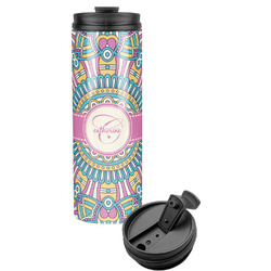 Bohemian Art Stainless Steel Skinny Tumbler (Personalized)