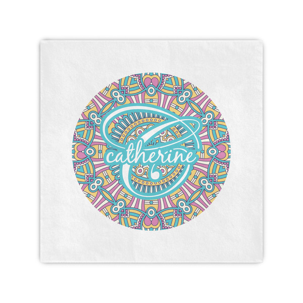 Custom Bohemian Art Cocktail Napkins (Personalized)