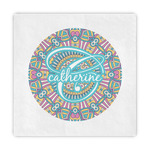 Bohemian Art Decorative Paper Napkins (Personalized)