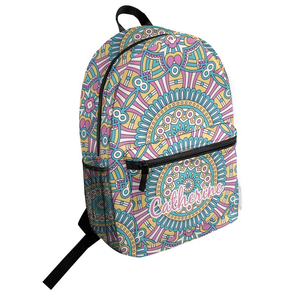 Custom Bohemian Art Student Backpack (Personalized)