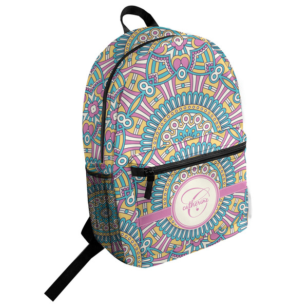Custom Bohemian Art Student Backpack (Personalized)