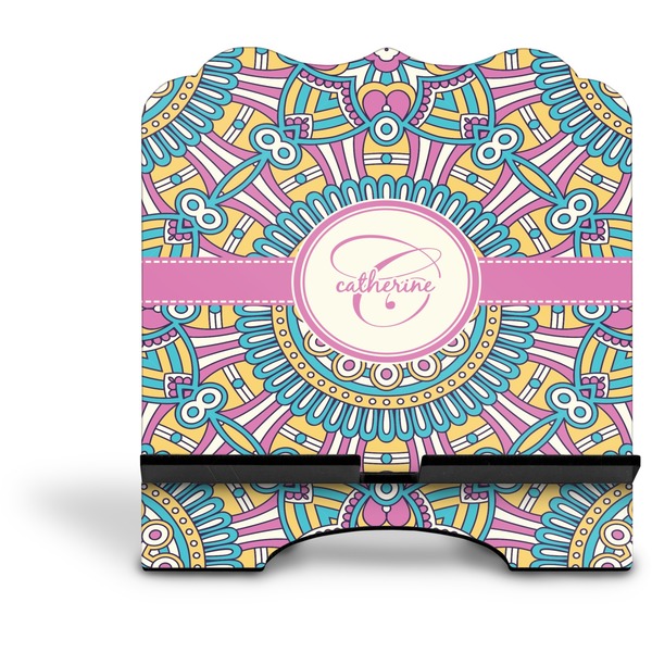Bohemian Art Stylized Tablet Stand - Front without iPad