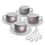 Bohemian Art Tea Cup - Set of 4 (Personalized)