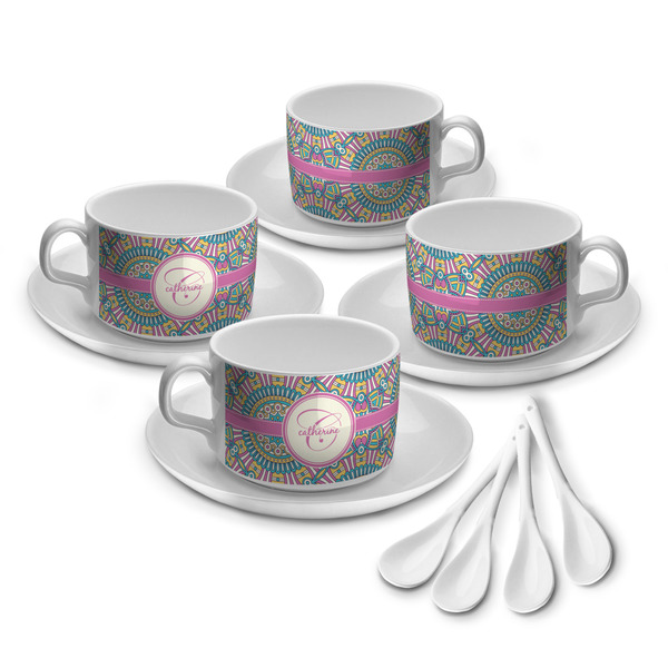 Bohemian Art Tea Cup - Set of 4
