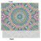 Bohemian Art Tissue Paper - Heavyweight - Large - Front & Back