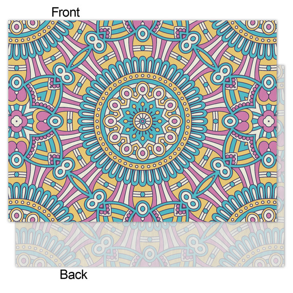 Bohemian Art Tissue Paper - Lightweight - Medium - Front & Back