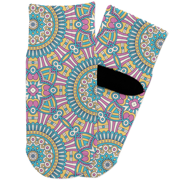 Custom Bohemian Art Toddler Ankle Socks